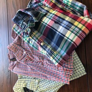 Set of Boys 10-12 Polo Ralph Lauren long sleeve Button down shirts